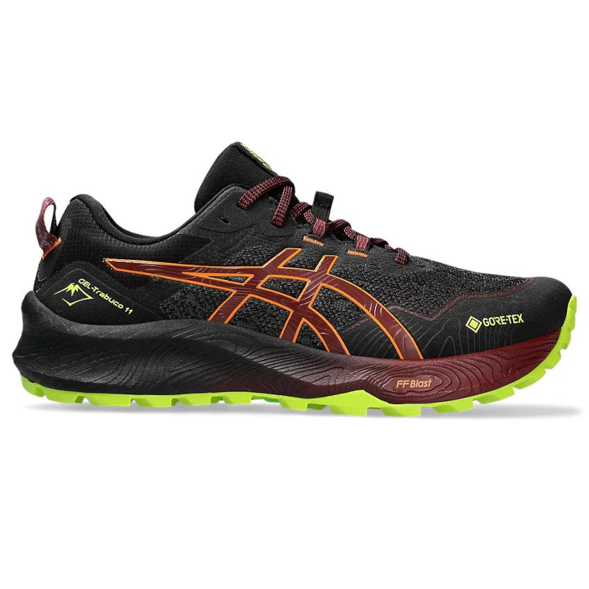 ASICS GEL-TRABUCO 11 GTX Black/Antique Red scarpa trail running uomo - immagine 2