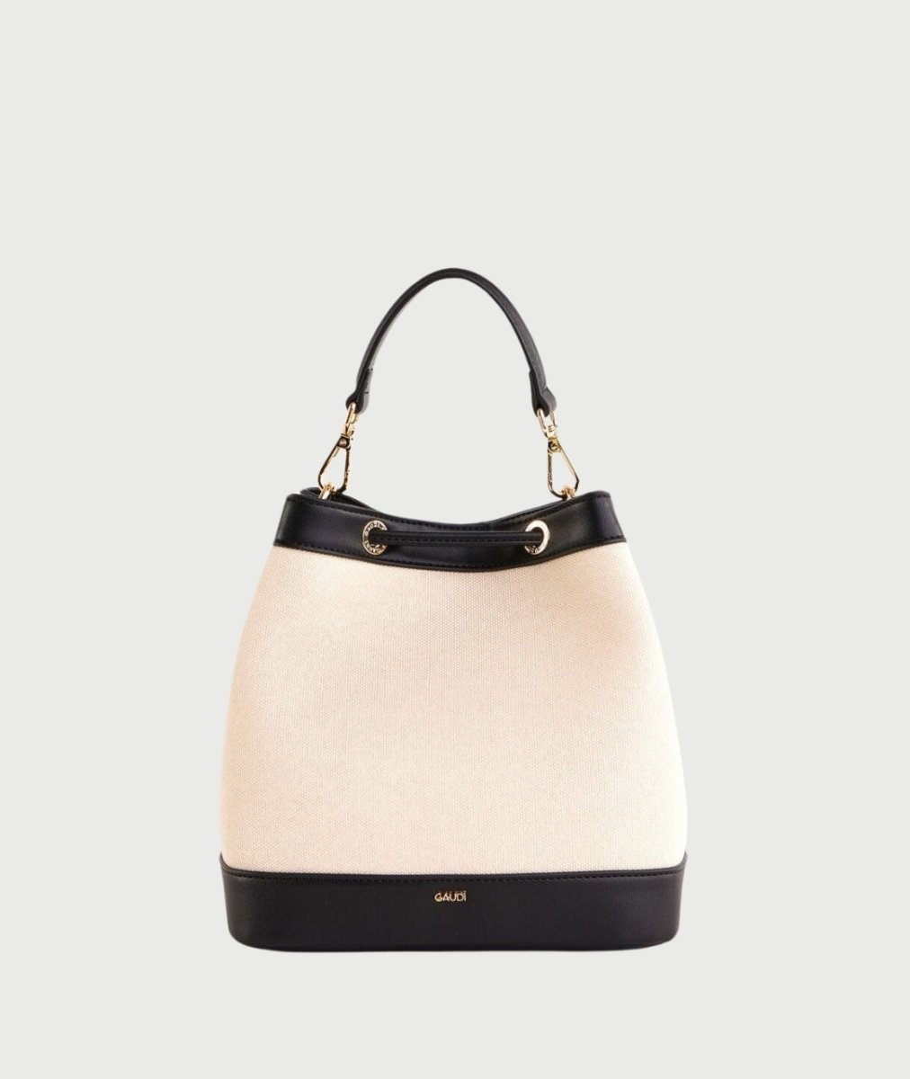 Gaudì – Borsa a secchiello cream - immagine 3
