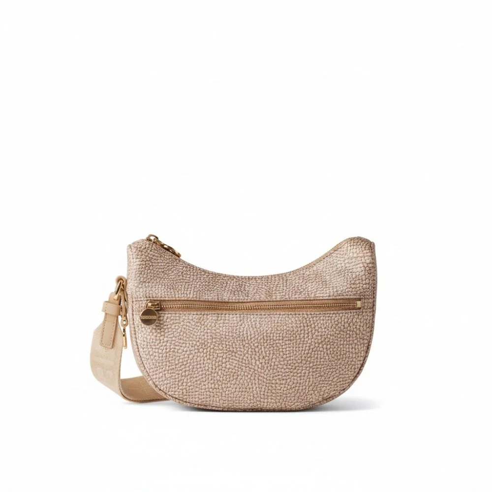 Borbonese Hobo Luna Mini Sabbia